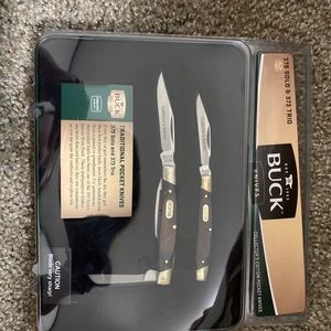BUCK KNIVES 379 SOLO AND 373 TRIO NEW COLLECTORS EDITION